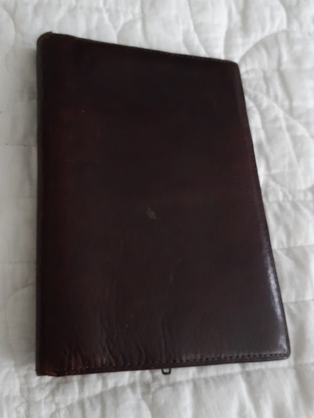 Men's Brown Leather Folio Organizer - Classic Style